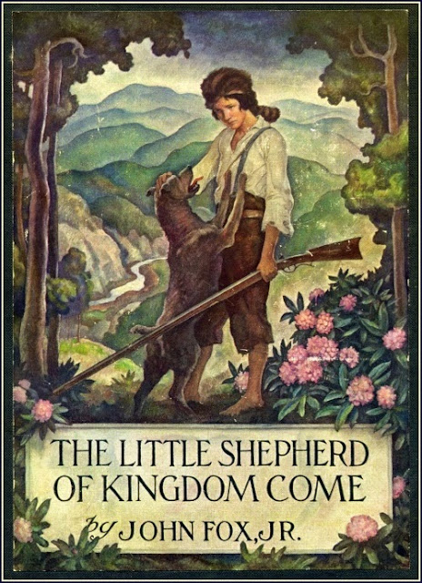 N. C. Wyeth - The Little Shepherd of Kingdom Come, cover label illustration