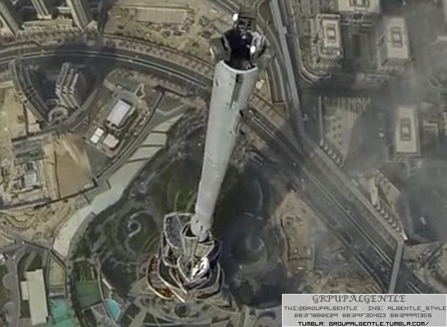 فيديو.@.طائرة بدون طيار تنجح بتصوير برج خليفة للمرة الأولى | GROUPALGENTLE
