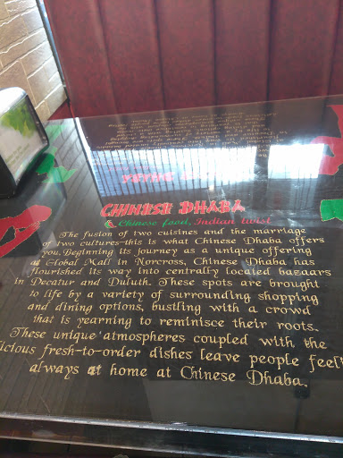 Asian Fusion Restaurant «Chinese Dhaba», reviews and photos, 1713 Church St, Decatur, GA 30033, USA