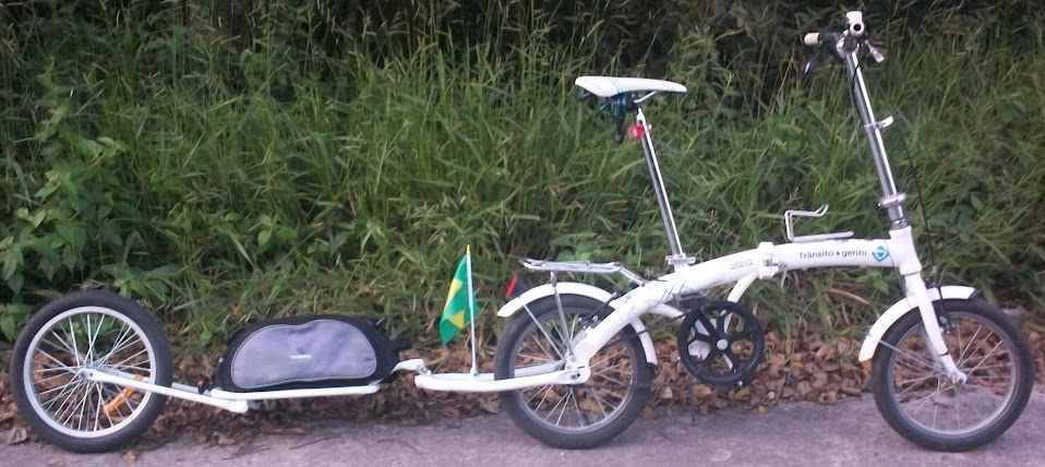 Bicicleta Dobrável + Bike Trailer Dobrável 100_4433