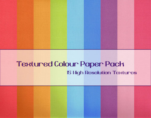 Pacote de 15 texturas coloridas de papel reciclado Pacote de 15 texturas coloridas de papel reciclado