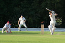 Strollers vs Old Fallopians (14 August 2011)... the Strollers cordon looks on