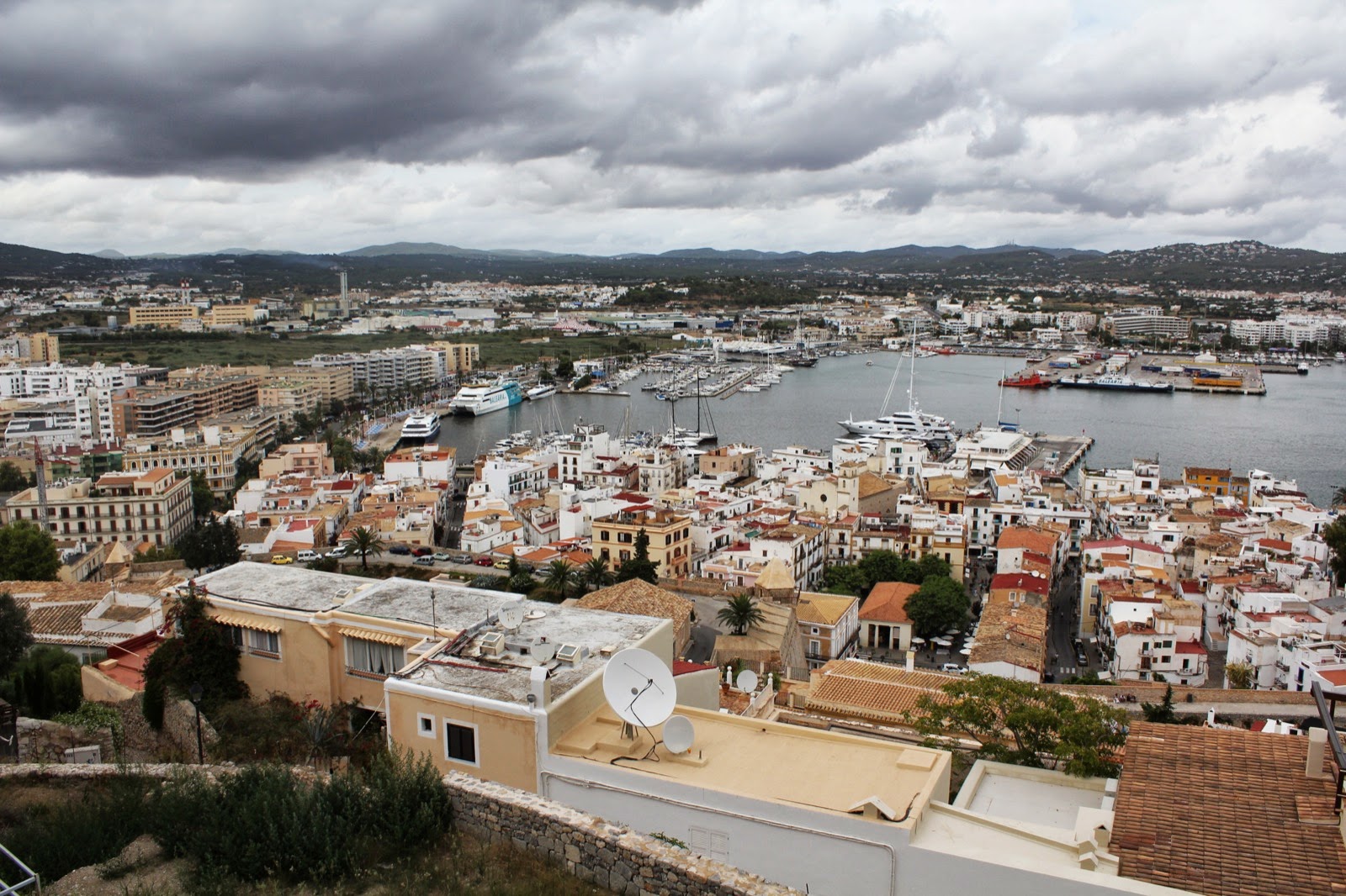 Eivissa, vista des del castell