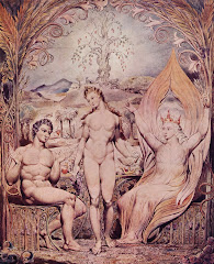 BLAKE, William Raphael Warns Adam and Eve, 1808