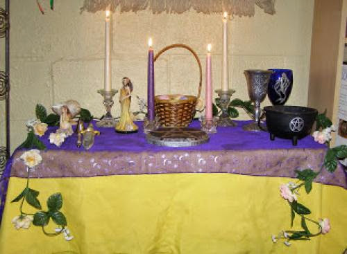 Ostara Altar And Other Stuff