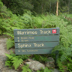 Warrimoo Track signpost (25394)