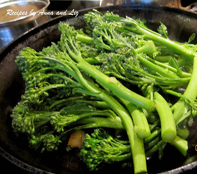 Easy Sauteed Broccolini by 2sistersrecipes.com 