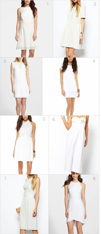 spring white dresses