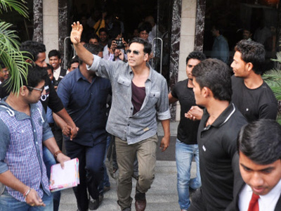 Akshay Kumar during the promotions of 'Special 26'  film in hotel Tuli Emporial in Nagpur
