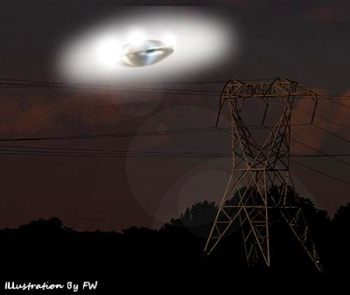 Boomerang Shaped Ufo Lights Up The Sky As It Moves Overhead