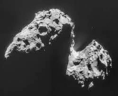 A First Peek Beneath The Surface Of A Comet