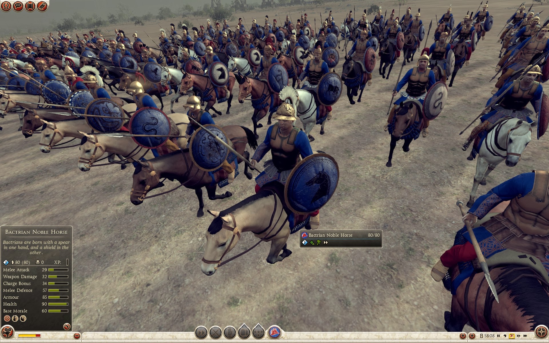Noble cavalerie bactrienne