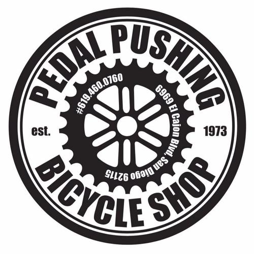 Pedal Pushing Bicycle Shop logo