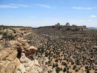 View into the head of Spring Canyon