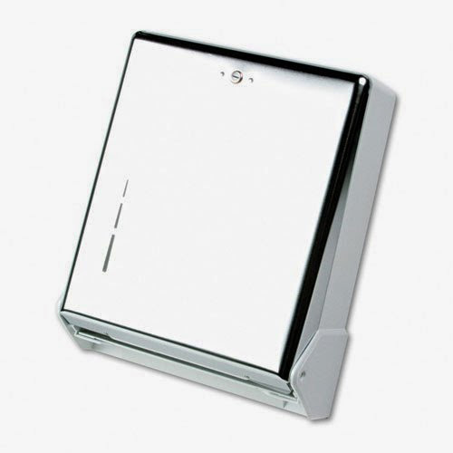 True Fold Metal Front Cabinet Towel Dispenser, Chrome, 11-5/8w x 5d x 14-1/2h