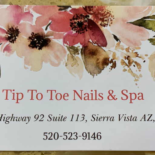 Tip to toe nails and spa logo