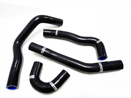 Black OBX Silicone Radiator Hose Kit Fit 2008 to 2015 MITSUBISHI LANCER ...