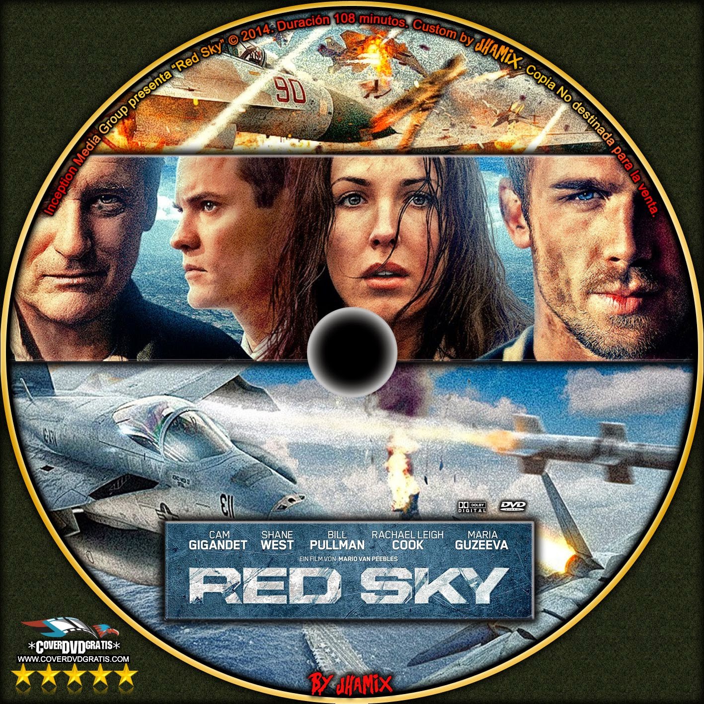Red Sky 2014 DVD COVER - 💲🥇 CoverDvdGratis 🥇💲