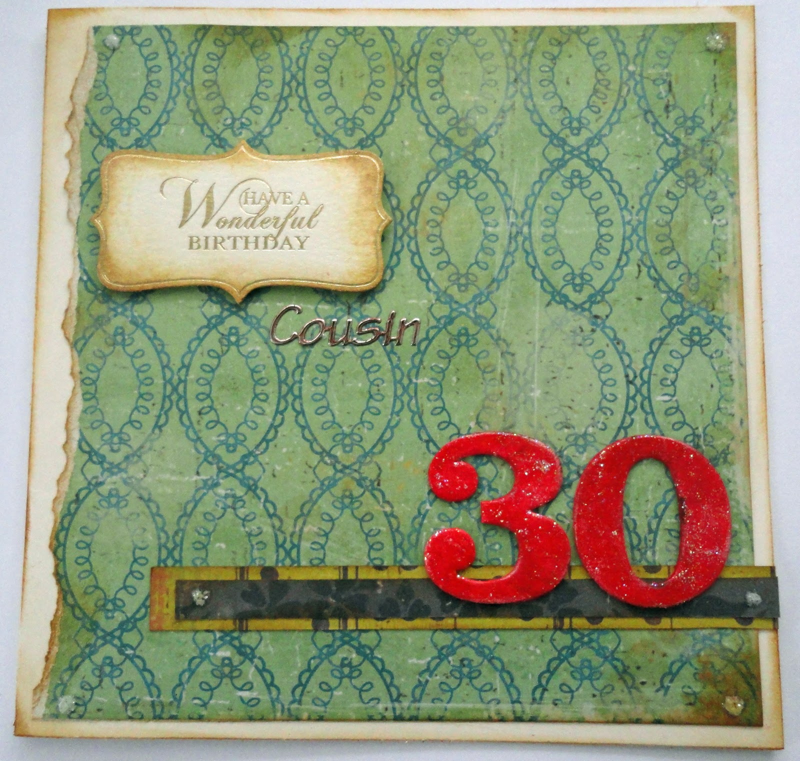 clean-and-simple-cards-30th-birthday-card