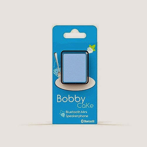  Bellet Bobby Cake Wireless Bluetooth3.0 Rechargeable Mini Speaker with Microphone, Support 3.5mm Line-in, Micro USB Cable (Blue)