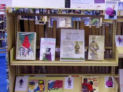 International Women's Day library display