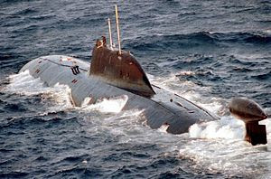 A Russian Akula-Class Submarine