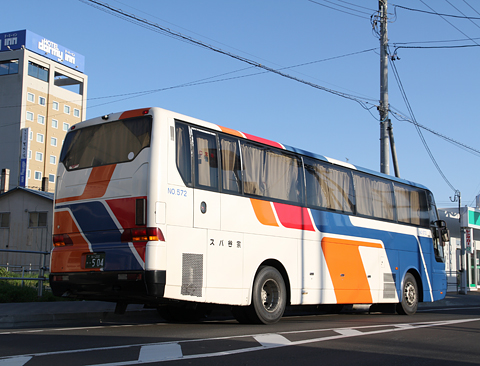 宗谷バス「わっかない号」夜行便　504　リア