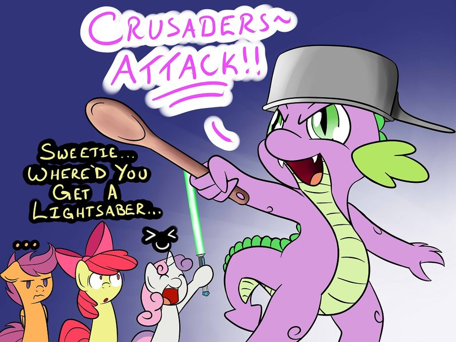 Funny pictures, videos and other media thread! - Page 19 MLPNATG2Day4CommanderSpikeandtheCMC