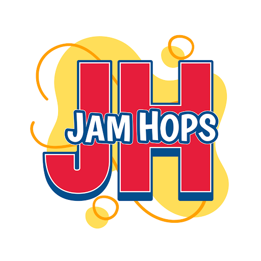 Jam Hops Gymnastics, Dance, Cheer, Ninja logo