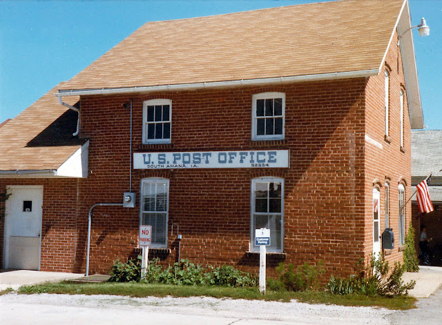 South Amana, Iowa post office, 1989