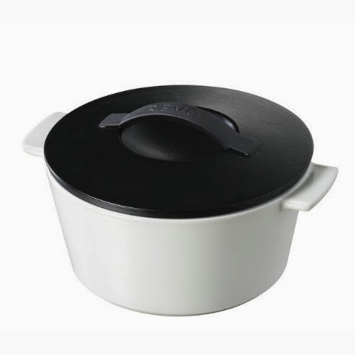  Revolution 642622 4-Inch Round Cocotte with Lid, Satin Black