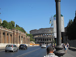 And there's the Colosseum, just as impressive as always And there's the Colosseum, just as impressive as always