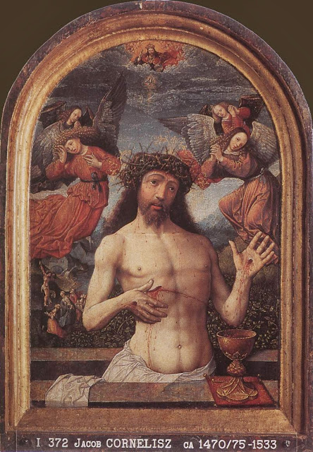  Jacob Cornelisz. van Oostsanen - Man of Sorrows
