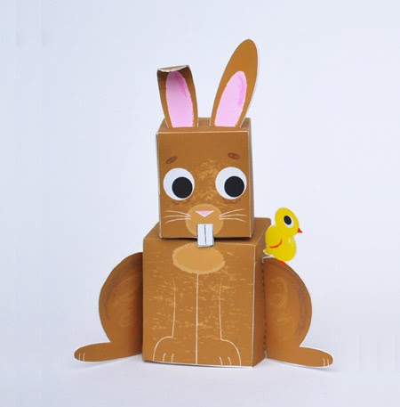 Easter Animal Paper Toys - Fred and Ginger ~ Paperkraft.net - Free ...