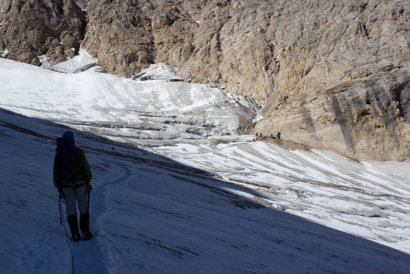 Доломиты. Восхождение на Мармоладу, Punta Penia (3,343 m), спуск по феррате