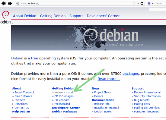 Instalar Debian como servidor