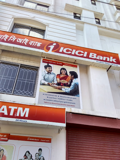 ICICI Bank Pradhan Nagar, Siliguri - Branch & ATM, Annapurna Residency, Nivedita Road, Pradhan Nagar, Siliguri, West Bengal 734003, India, Savings_Bank, state WB