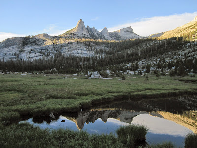 A great trip in the middle of summer out of Tuolumne Meadows....on a trailhead that few use. ©http://backpackthesierra.com