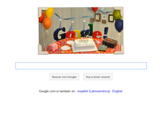 Google Doodle cumple su 13º aniversario