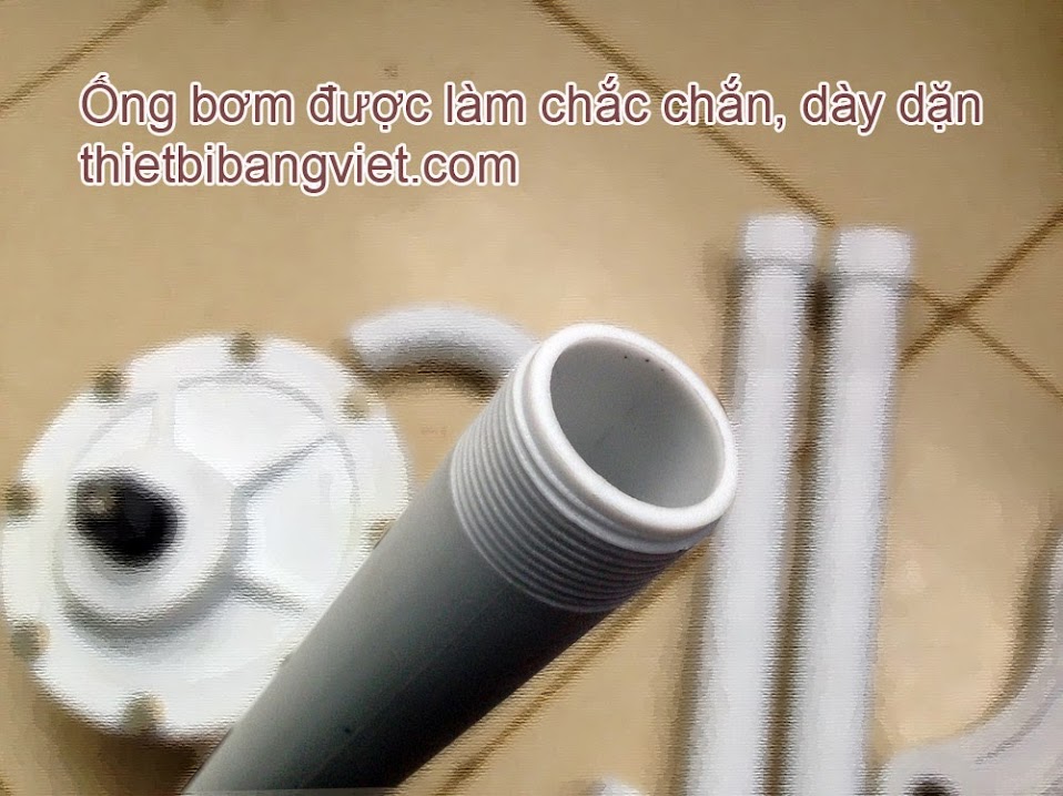 thân bơm hóa chất quay tay