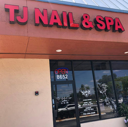 TJ Nails & Spa logo