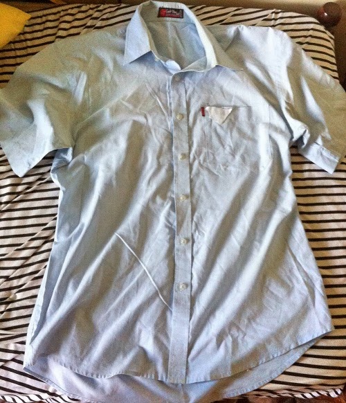 Customização de camisa masculina com estampa étnica