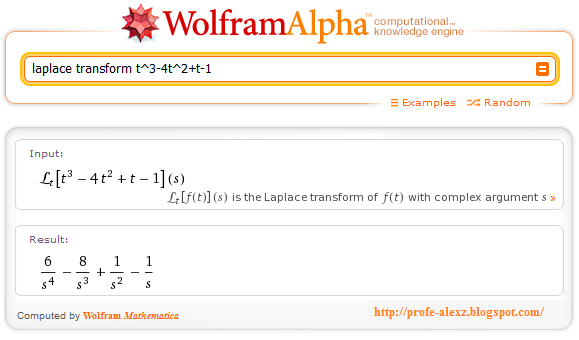 Página para Hallar la Transformadas de Laplace Online « Blog del Profe Alex