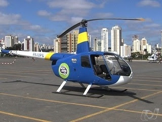 Helicóptero é apreendido após realizar voos irregulares em Goiânia 1673316