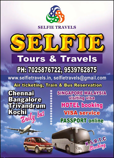 Selfie Travels, SH34, Arappeedika, Balussery, Kerala 673612, India, Airline_Ticket_Agency, state KL