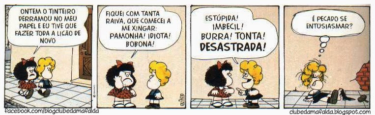 Clube da Mafalda: Tirinha 575