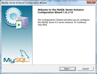 mysql server configuration steps