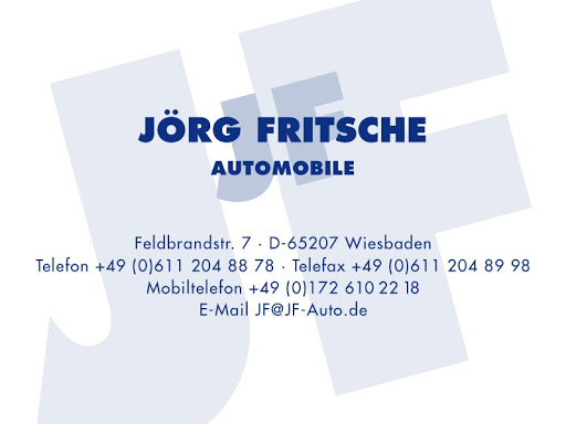 Jörg Fritsche Automobile