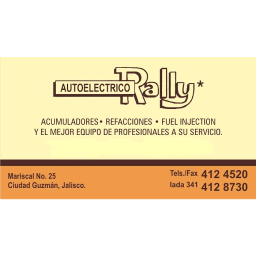 Autoeléctrico Rally, Mariscal 25, Cd Guzmán Centro, 49000 Cd Guzman, Jal., México, Mantenimiento y reparación de vehículos | JAL