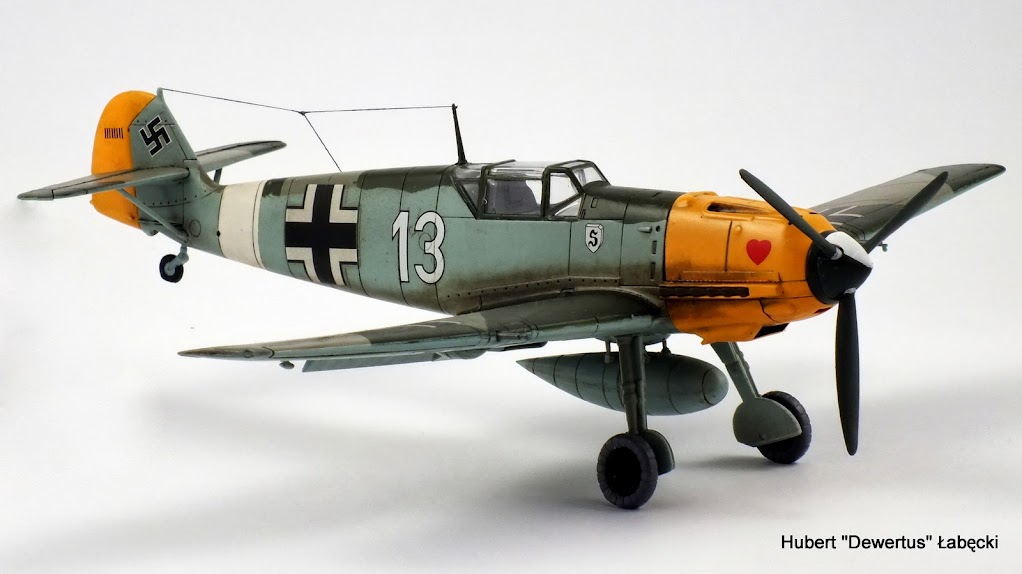 Malta 1940-43; Bf-109E7 7./JG.26 / Airfix 1:48  DSCF4585